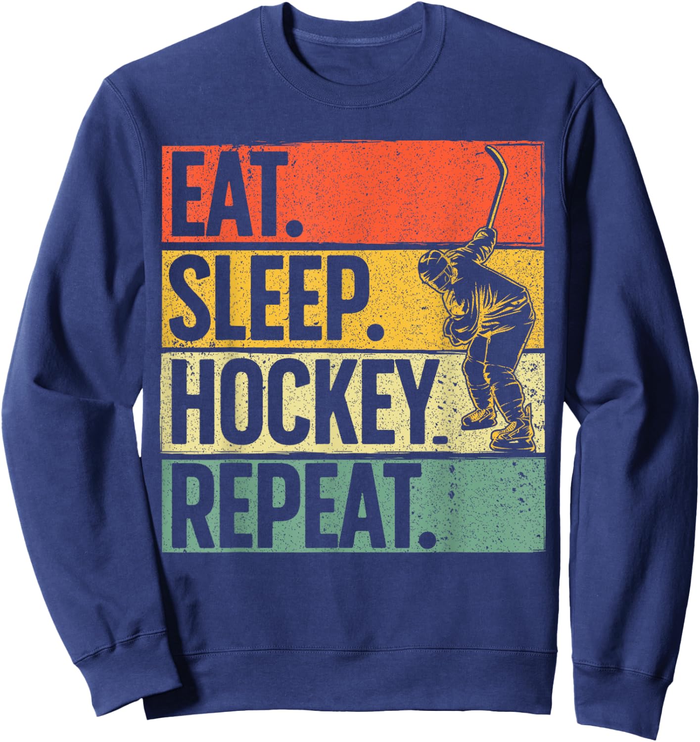 Cute Ice Hockey Women Hockey Lover Goalie Sports Sweatshirt - Sweatshirt | Navy