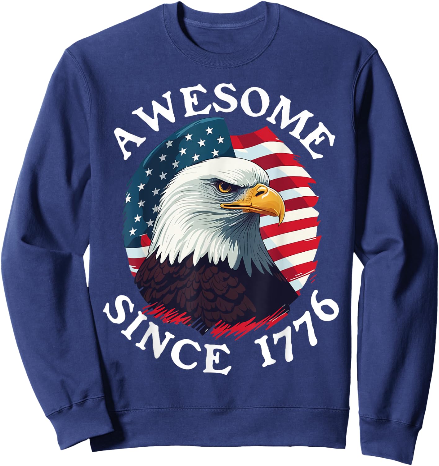 America 250th Anniversary 2026 Since 1776 USA July 4th Party Sweatshirt - Sweatshirt | Navy