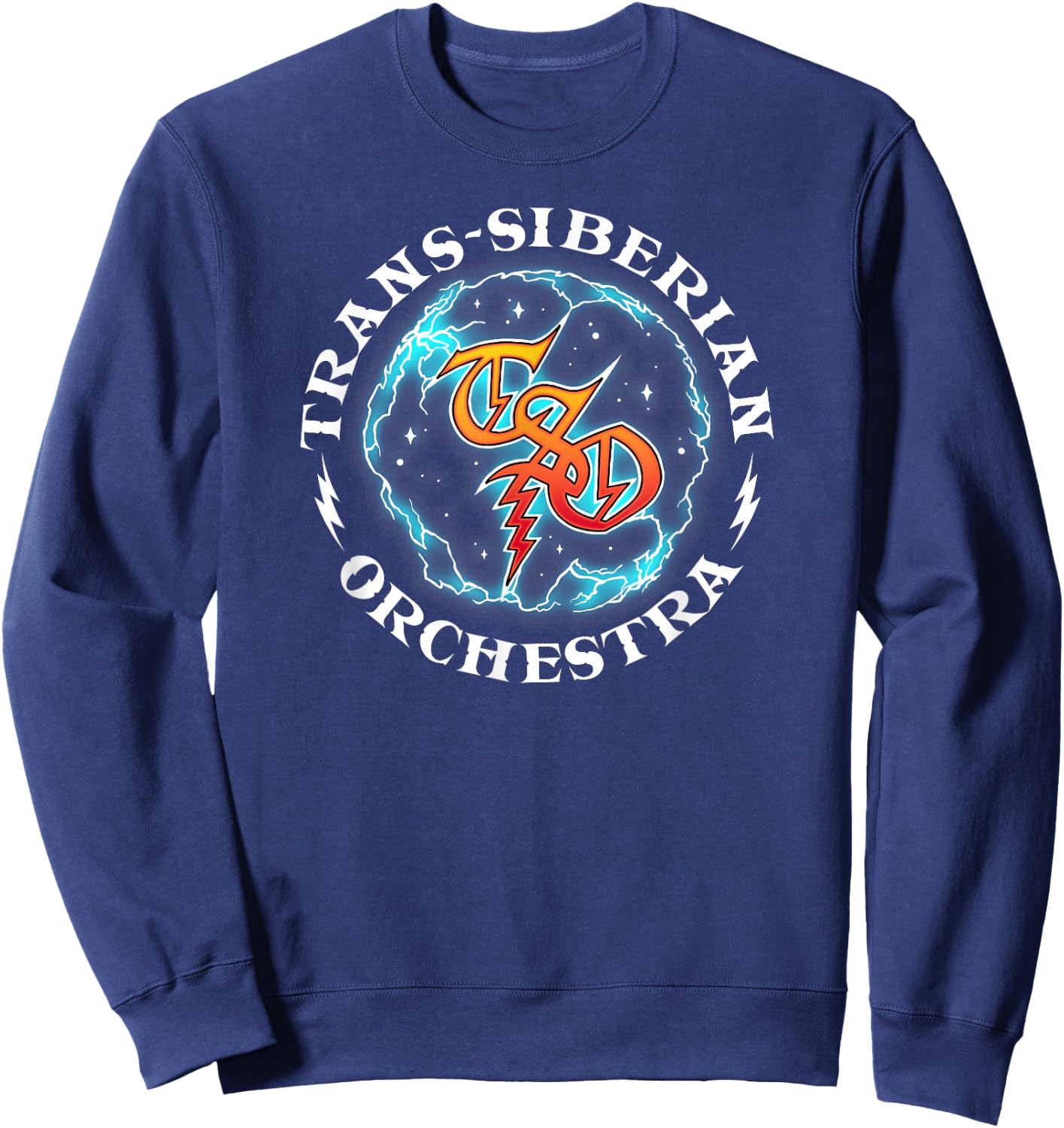 Trans-Siberian Orchestra – Lightning Logo Sweatshirt - Sweatshirt | Navy