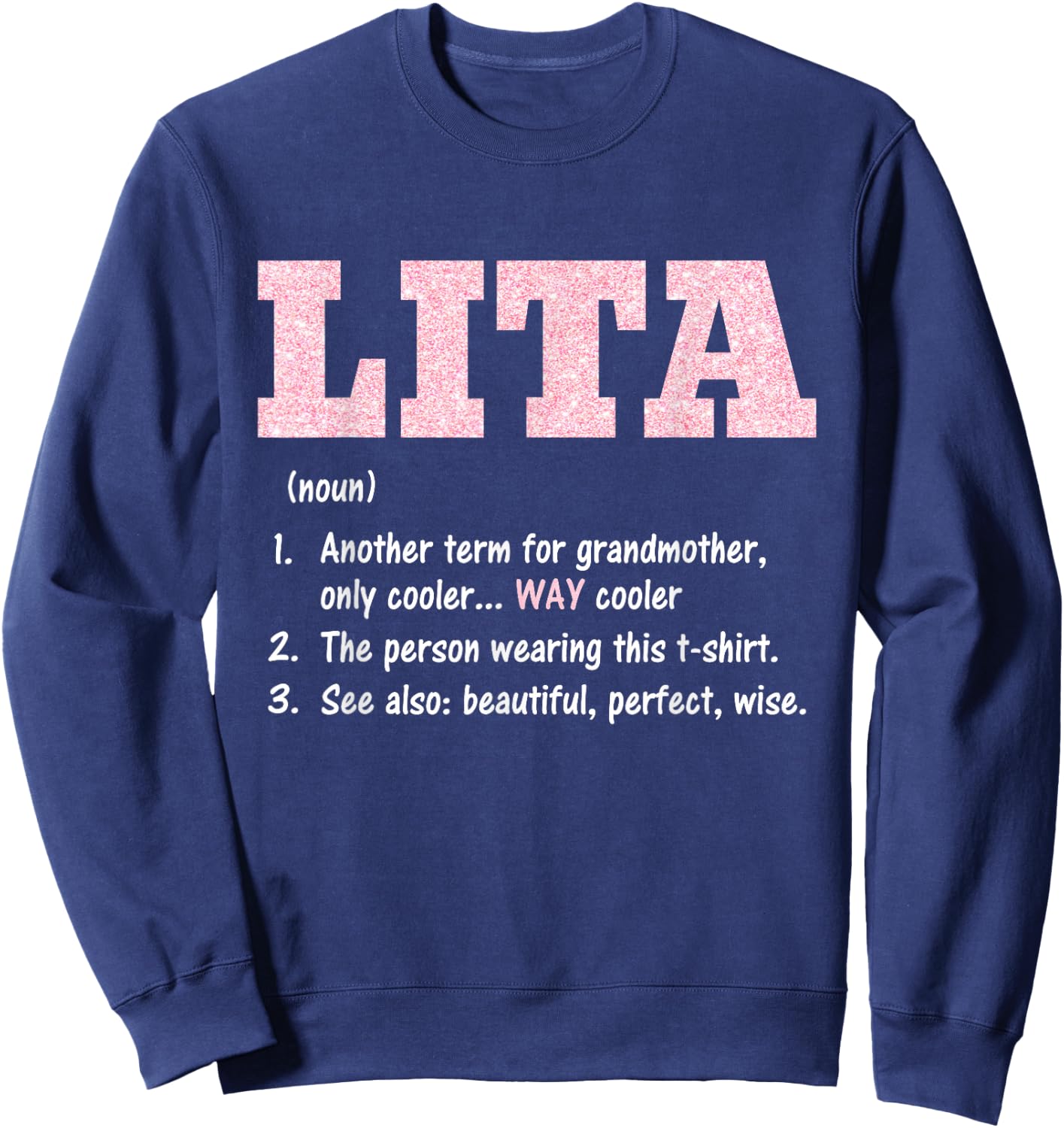 Lita Definition Sweatshirt - Sweatshirt | Navy