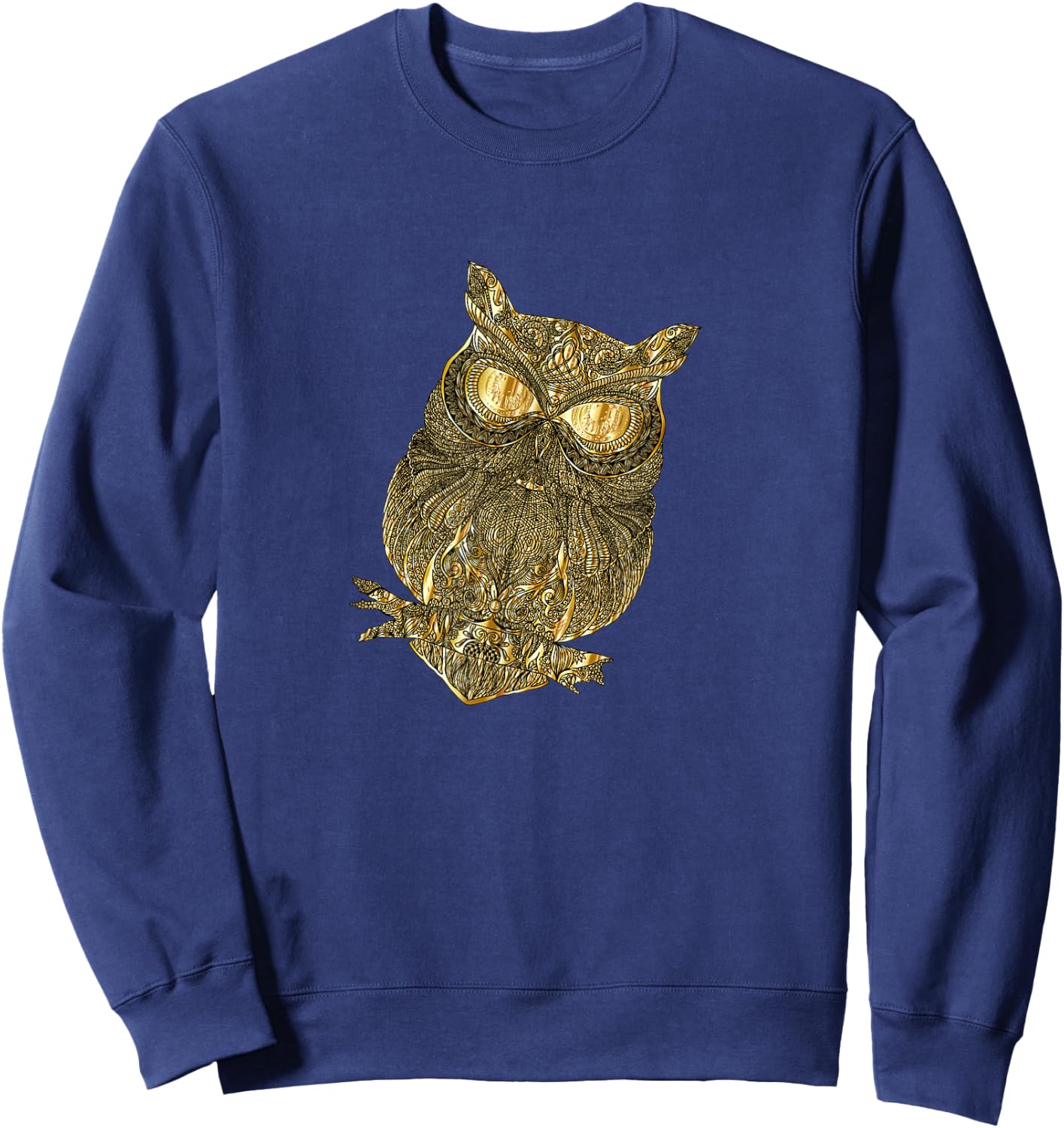 Golden owl Sweatshirt - Sweatshirt | Navy