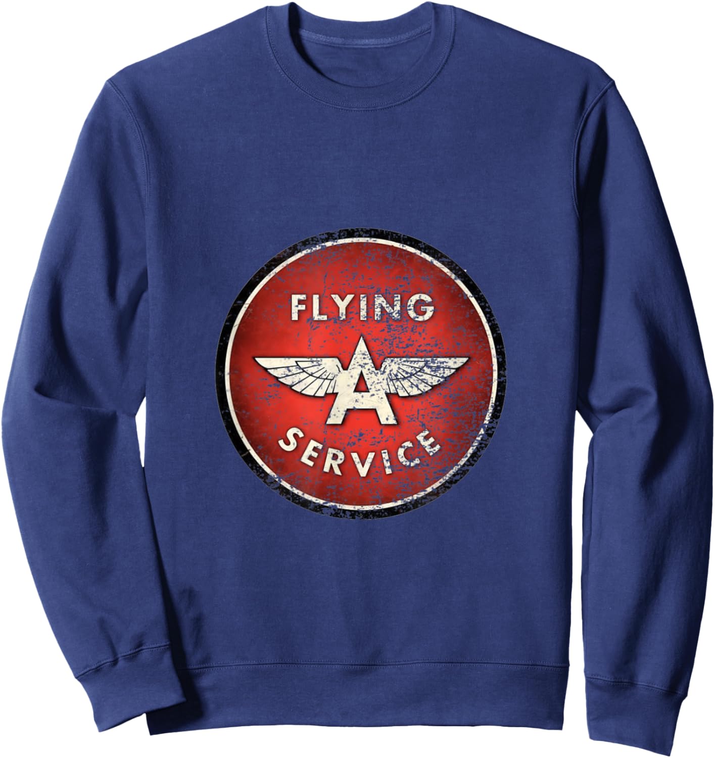 Vintage Flying A Gas Station Sweatshirt - Sweatshirt | Navy