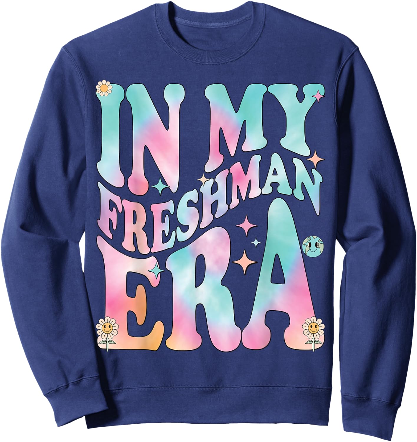 In My Freshman Era, Back To School Freshman Sweatshirt - Sweatshirt | Navy