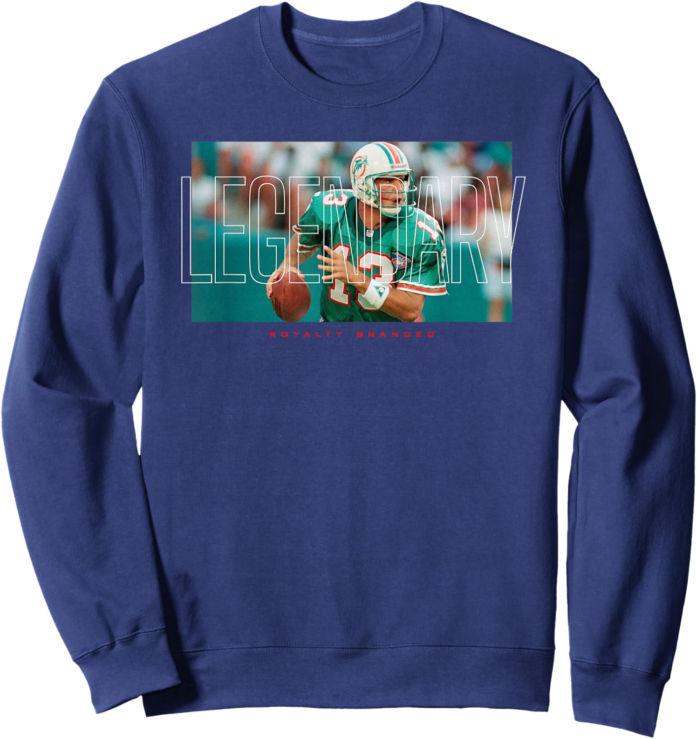 Royalty Branded Men's Legendary Marino Custom Sports , Black, Small Sweatshirt - Sweatshirt | Navy