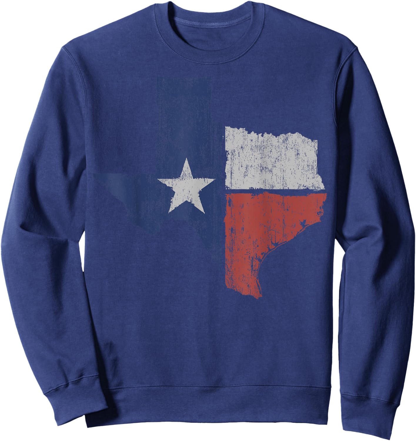 Texas Lone Star State Cowboy Culture State Howdy Longhorn Sweatshirt - Sweatshirt | Navy