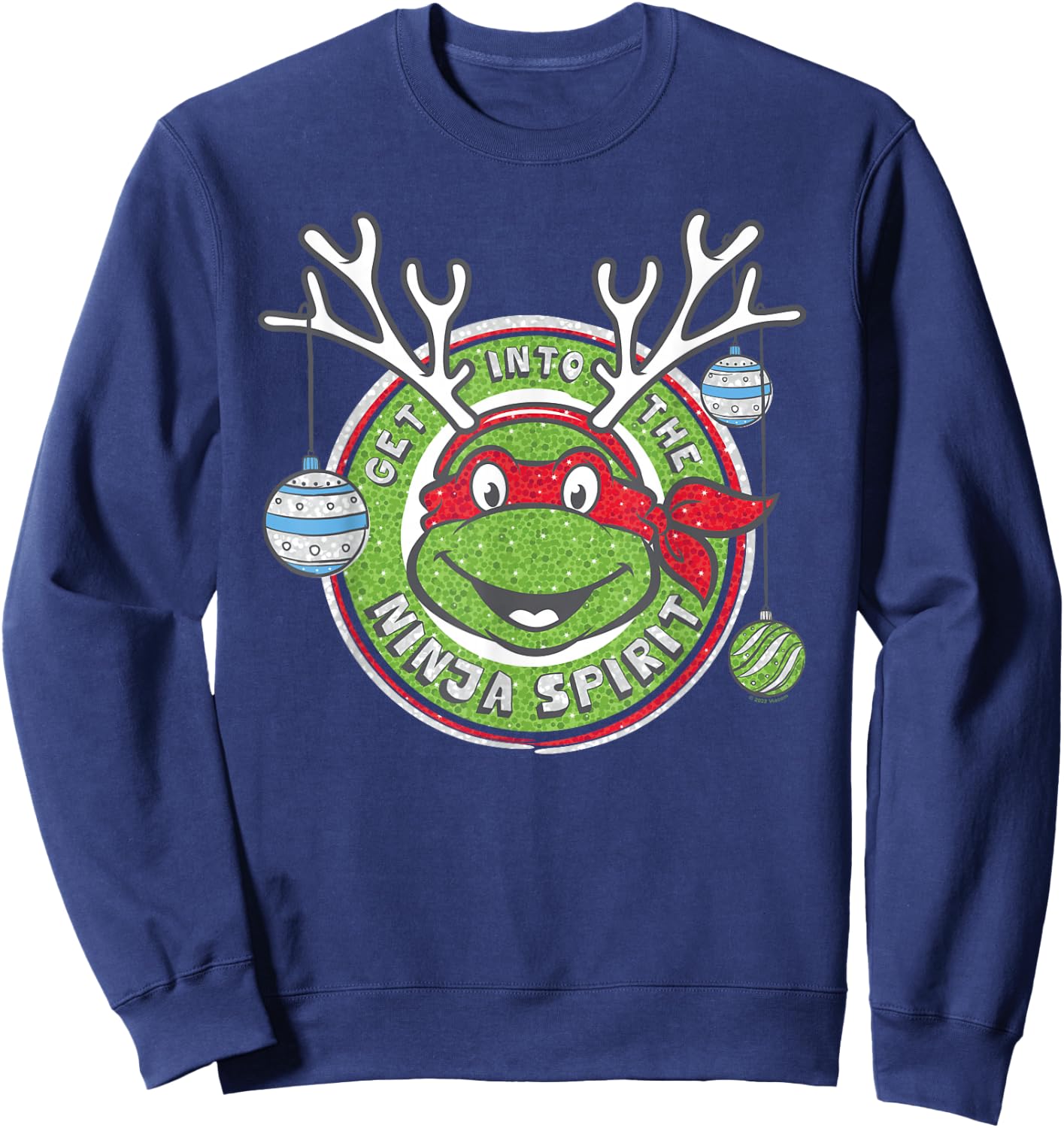 Teenage Mutant Ninja Turtles Christmas Into The Ninja Spirit Sweatshirt - Sweatshirt | Navy