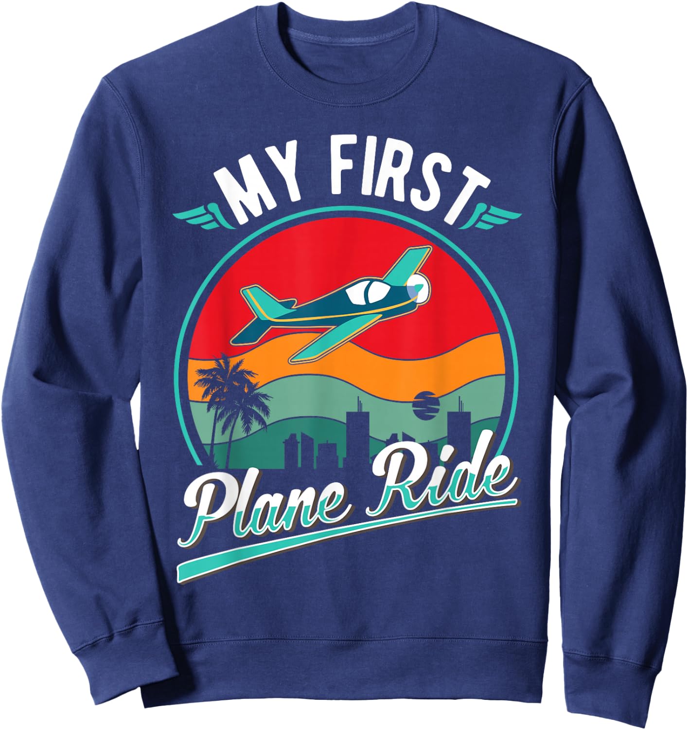 My First Plane Ride Sweatshirt - Sweatshirt | Navy