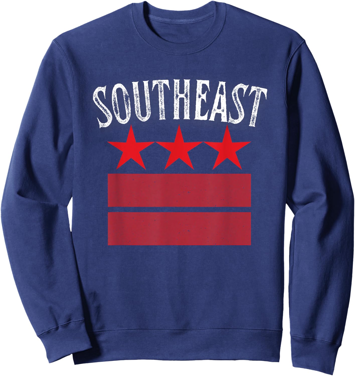 DC Culture Dont Mute DC Gentrification GoGo Music Eagle Sweatshirt - Sweatshirt | Navy