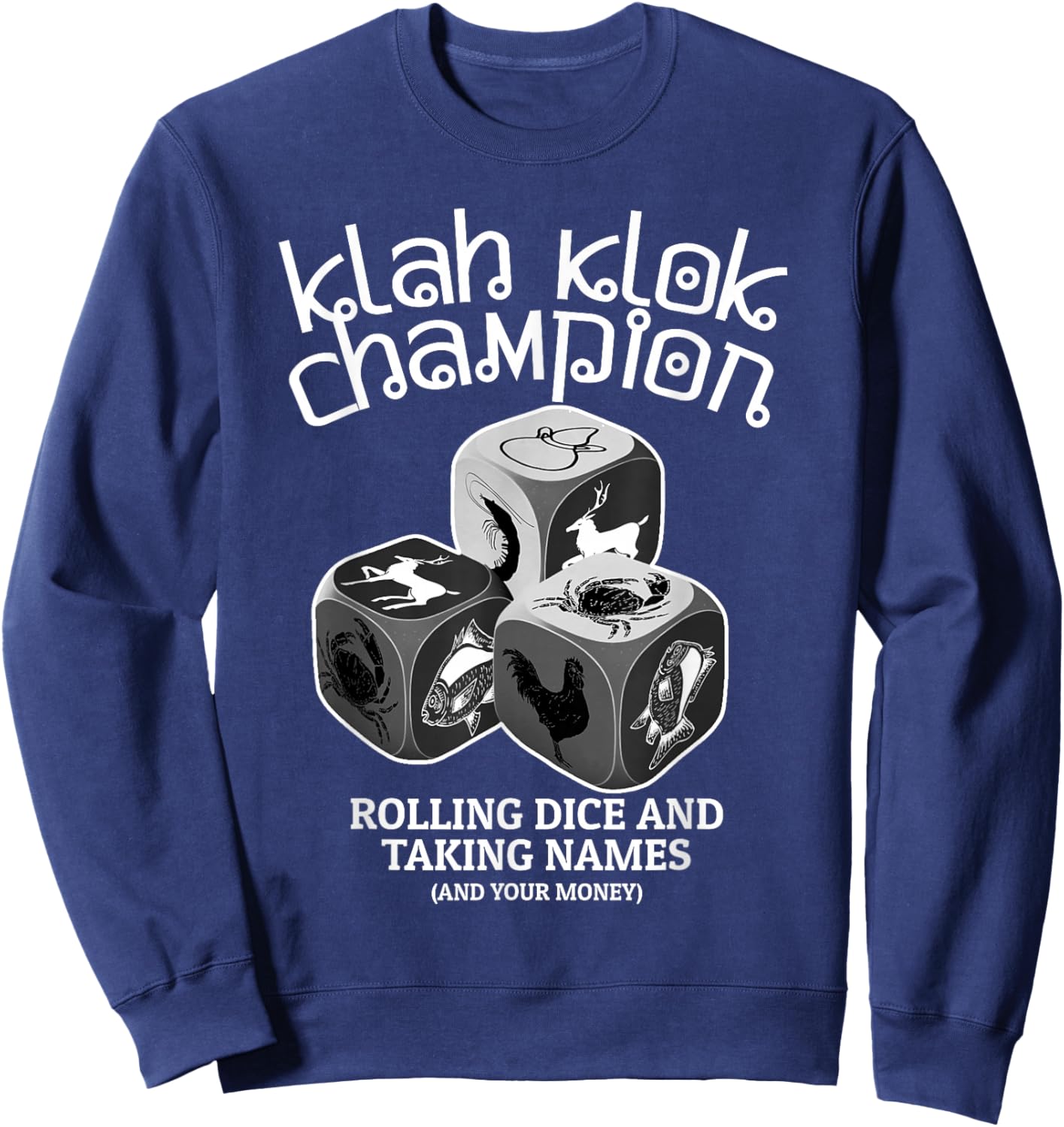 Cambodian Khmer New Year Klah Klok Champ Sweatshirt - Sweatshirt | Navy