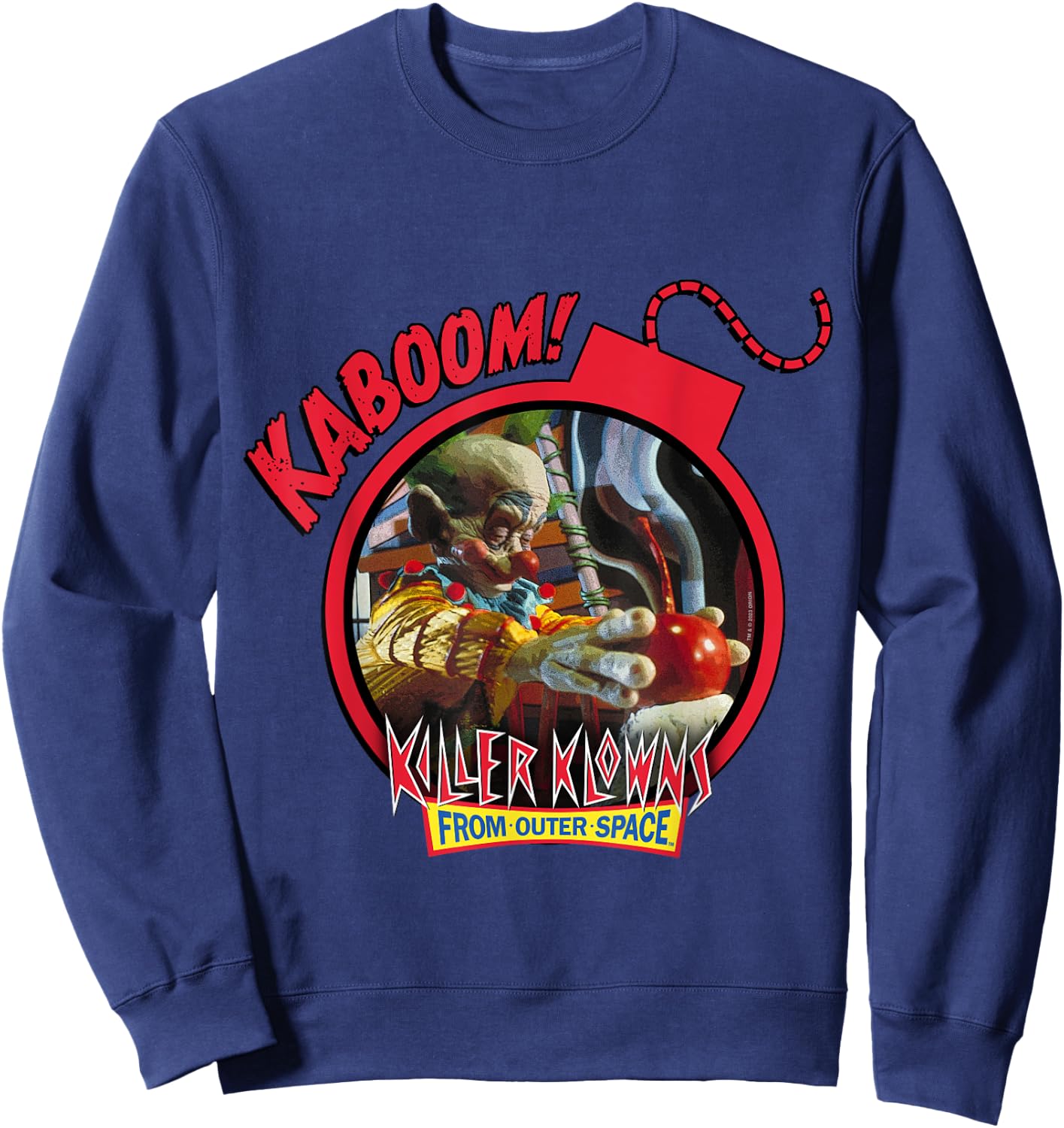 Killer Klowns from Outer Space Kaboom! Shorty's Cherry Bomb Sweatshirt - Sweatshirt | Navy