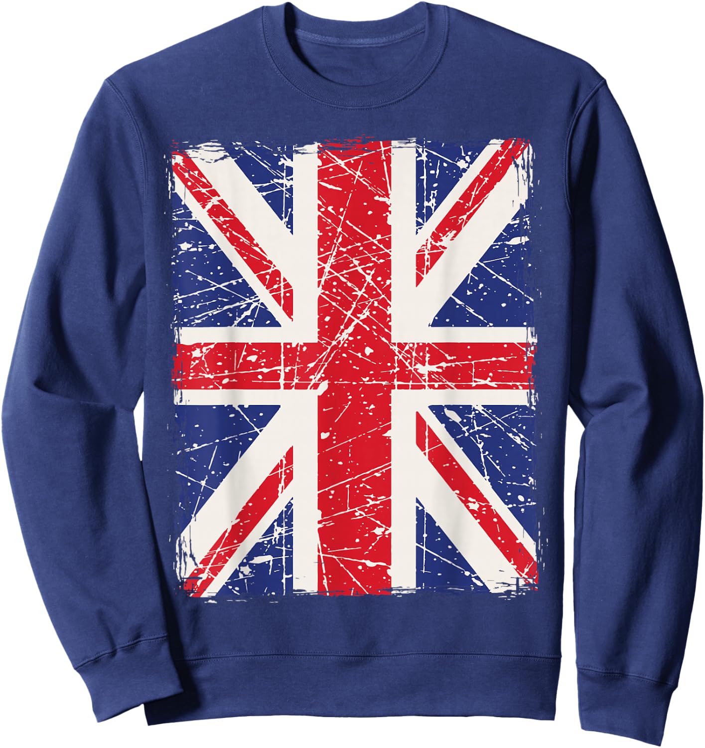 Union Jack, British flag Sweatshirt - Sweatshirt | Navy