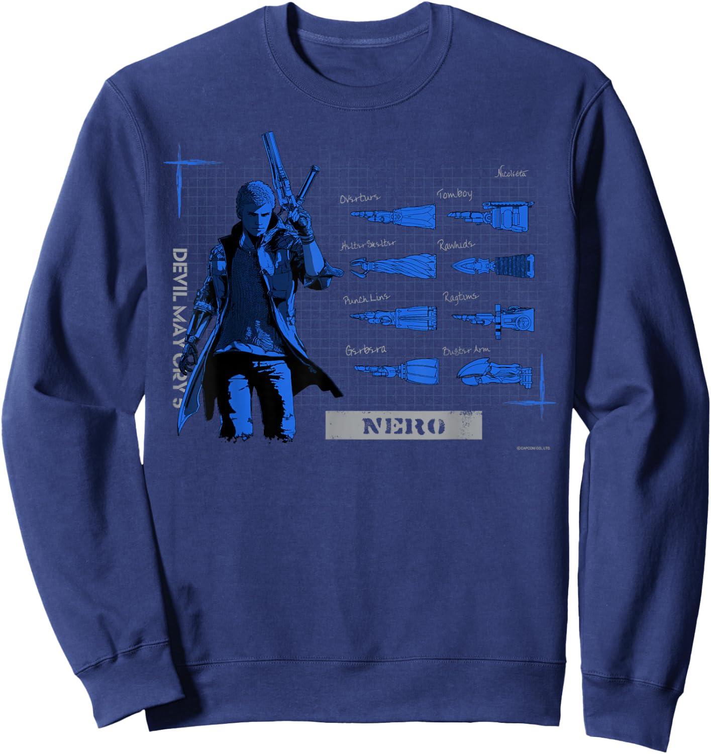 Devil May Cry 5 Nero Sweatshirt - Sweatshirt | Navy