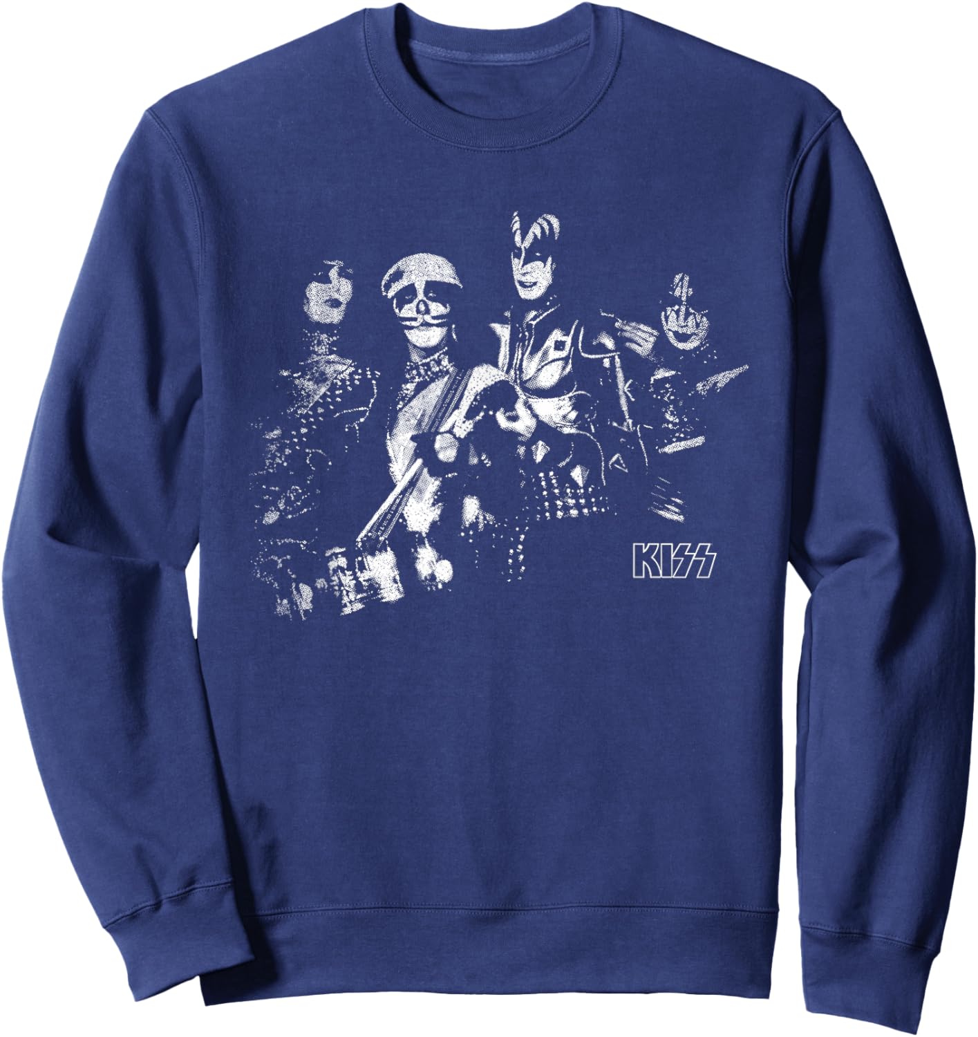 KISS - Darkness Sweatshirt - Sweatshirt | Navy
