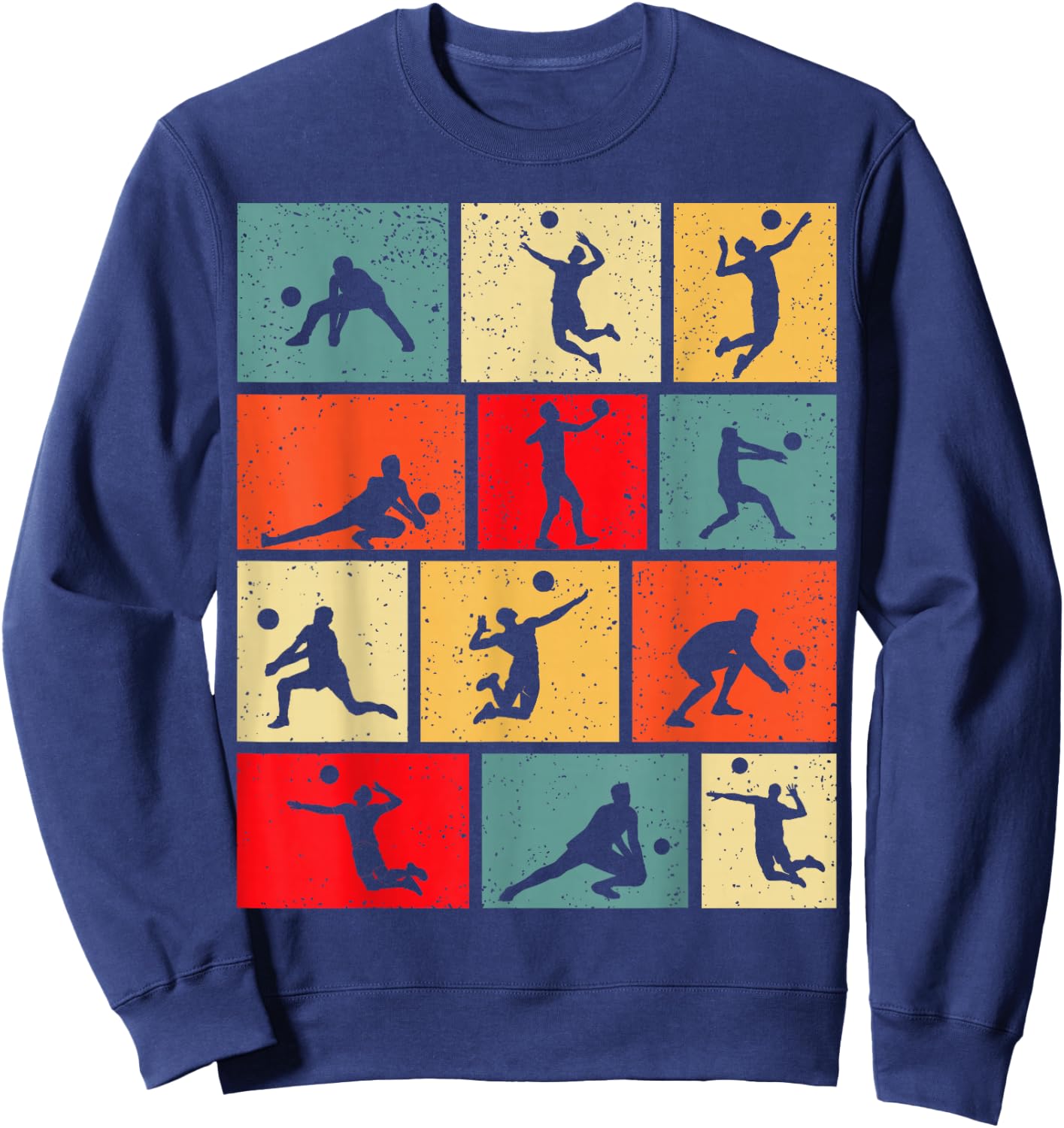 Volleyball Boys Men Youth Sweatshirt - Sweatshirt | Navy