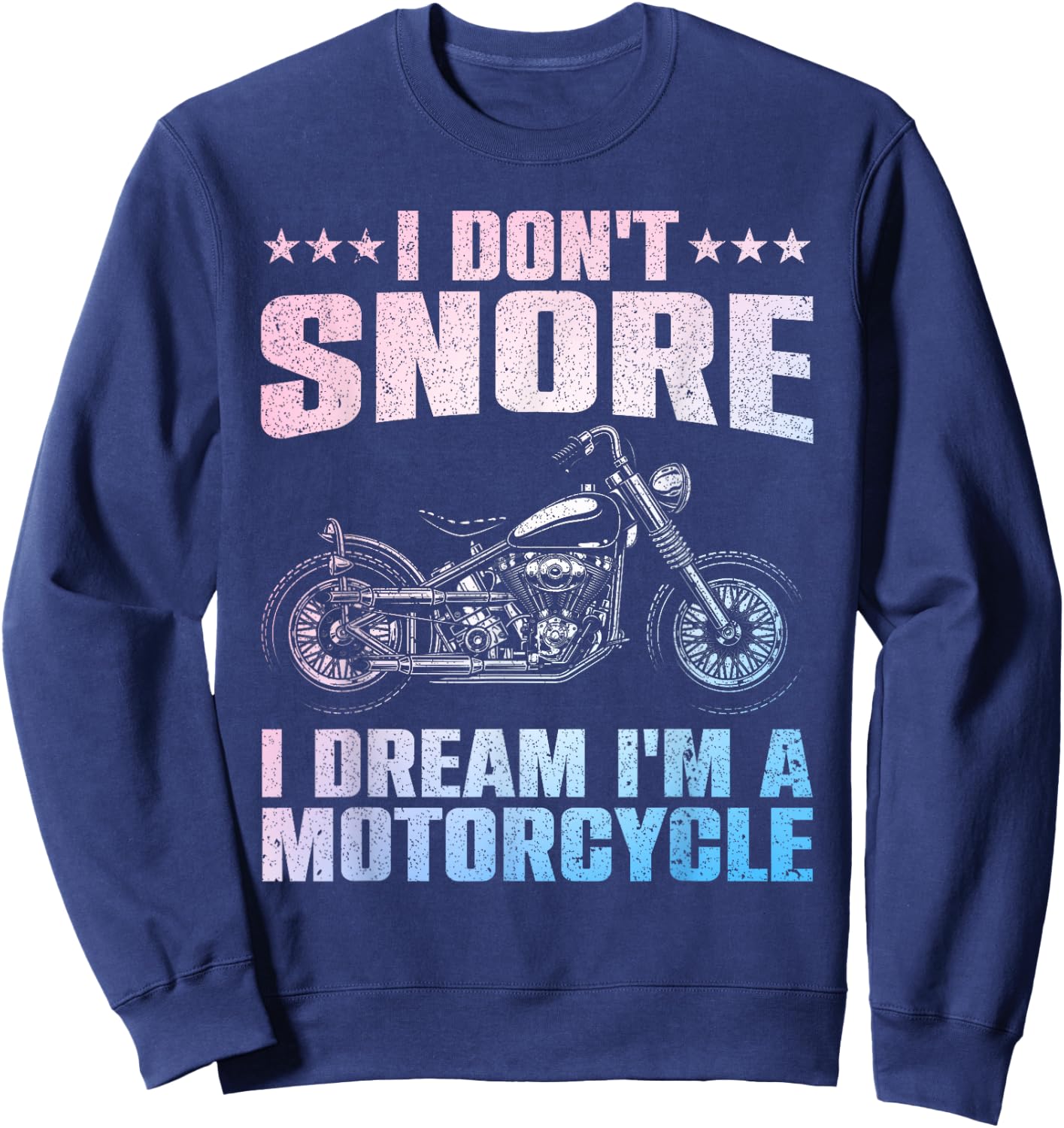 Funny Motorcycle Design Women Motorcycle Rider Lover Sweatshirt - Sweatshirt | Navy