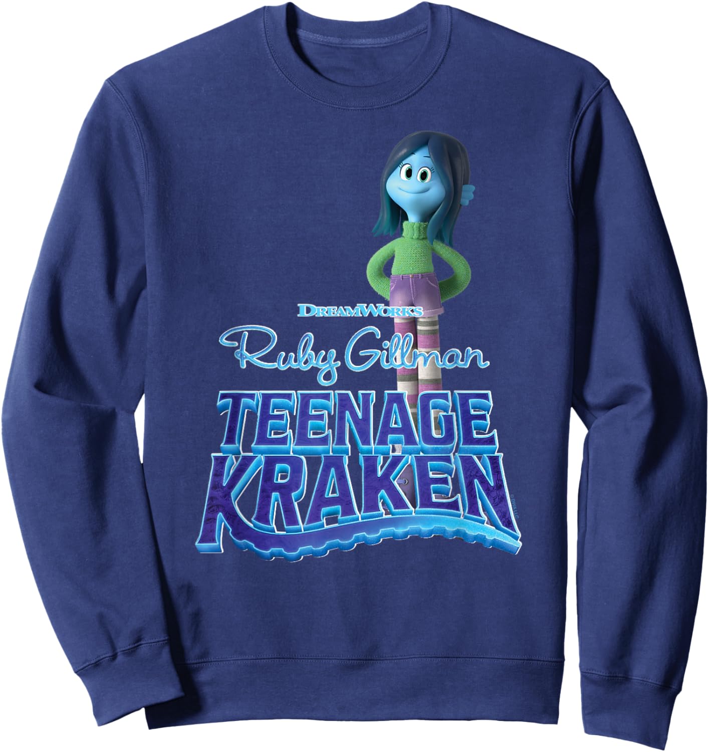 DreamWorks Ruby Gillman, Teenage Kraken Sweatshirt - Sweatshirt | Navy