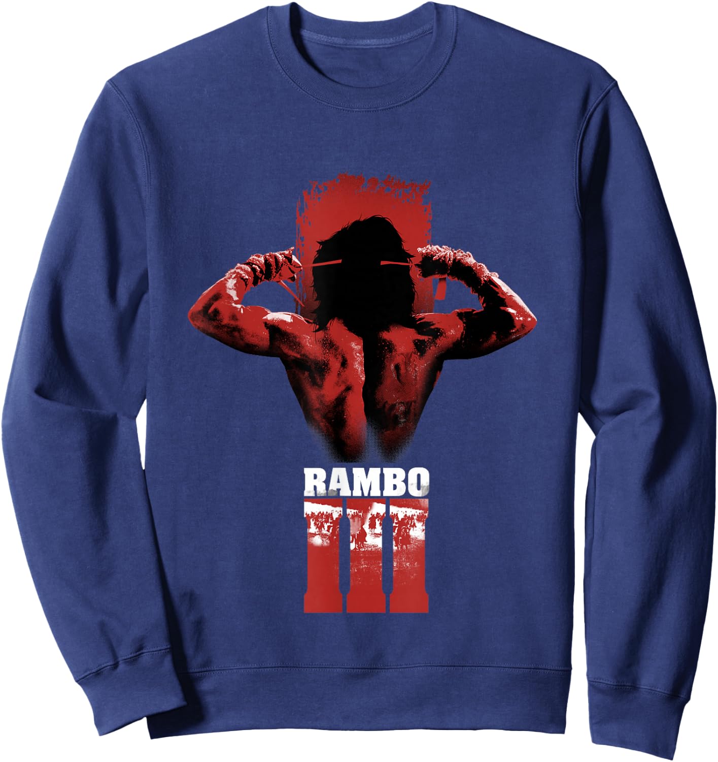 Rambo III Tying Headband Sweatshirt - Sweatshirt | Navy