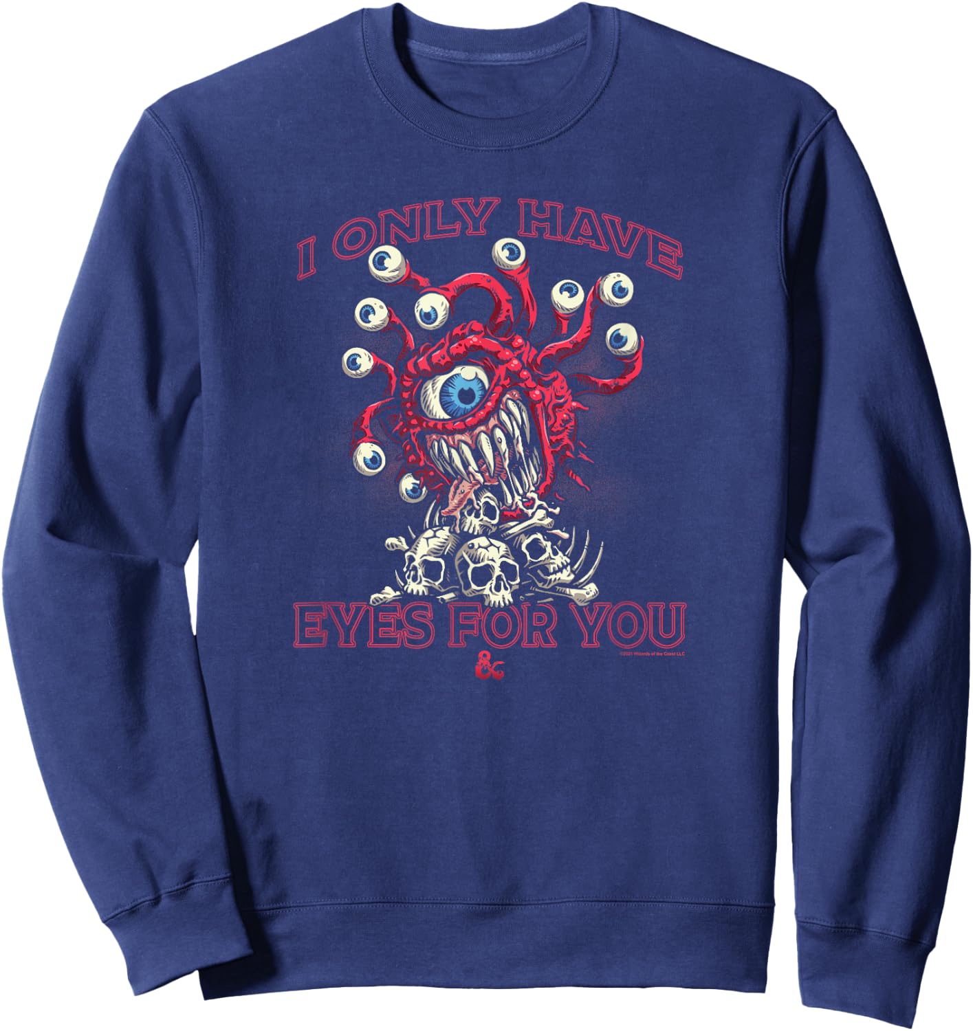Dungeons & Dragons Valentine's Day I Only Have Eyes For You Sweatshirt - Sweatshirt | Navy