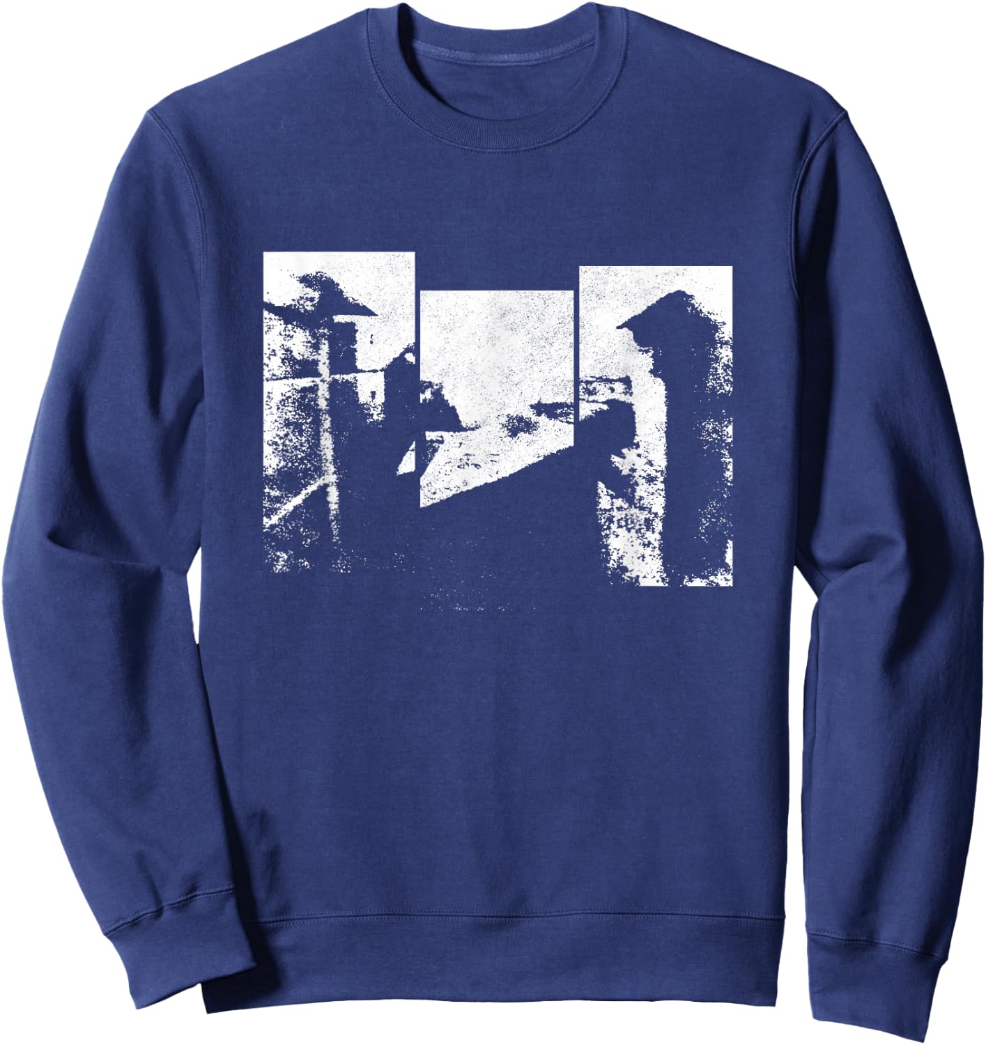 Nicéphore Niépce View From The Window At Le Gras Photography Sweatshirt - Sweatshirt | Navy