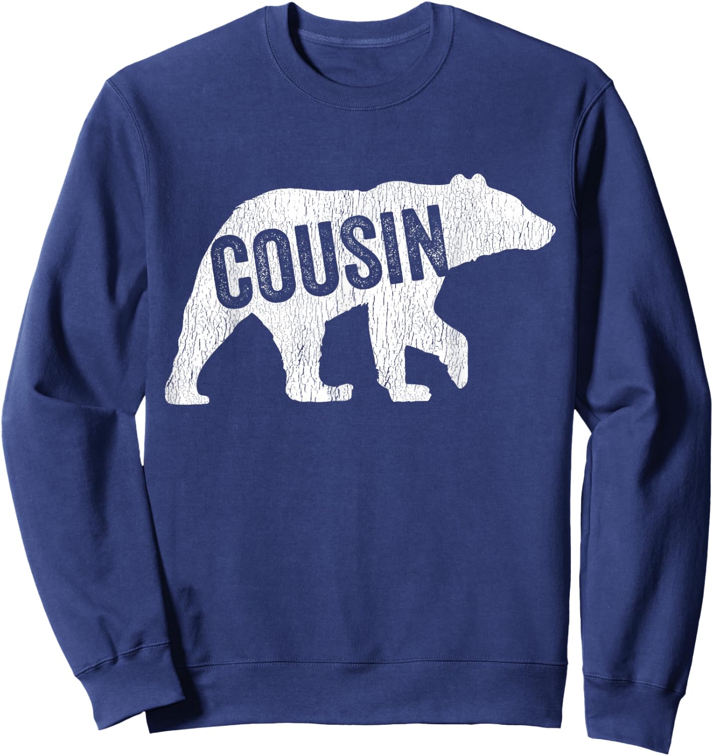 Cousin Bear Matching Family Camping Bear Funny Cousin Sweatshirt - Sweatshirt | Navy