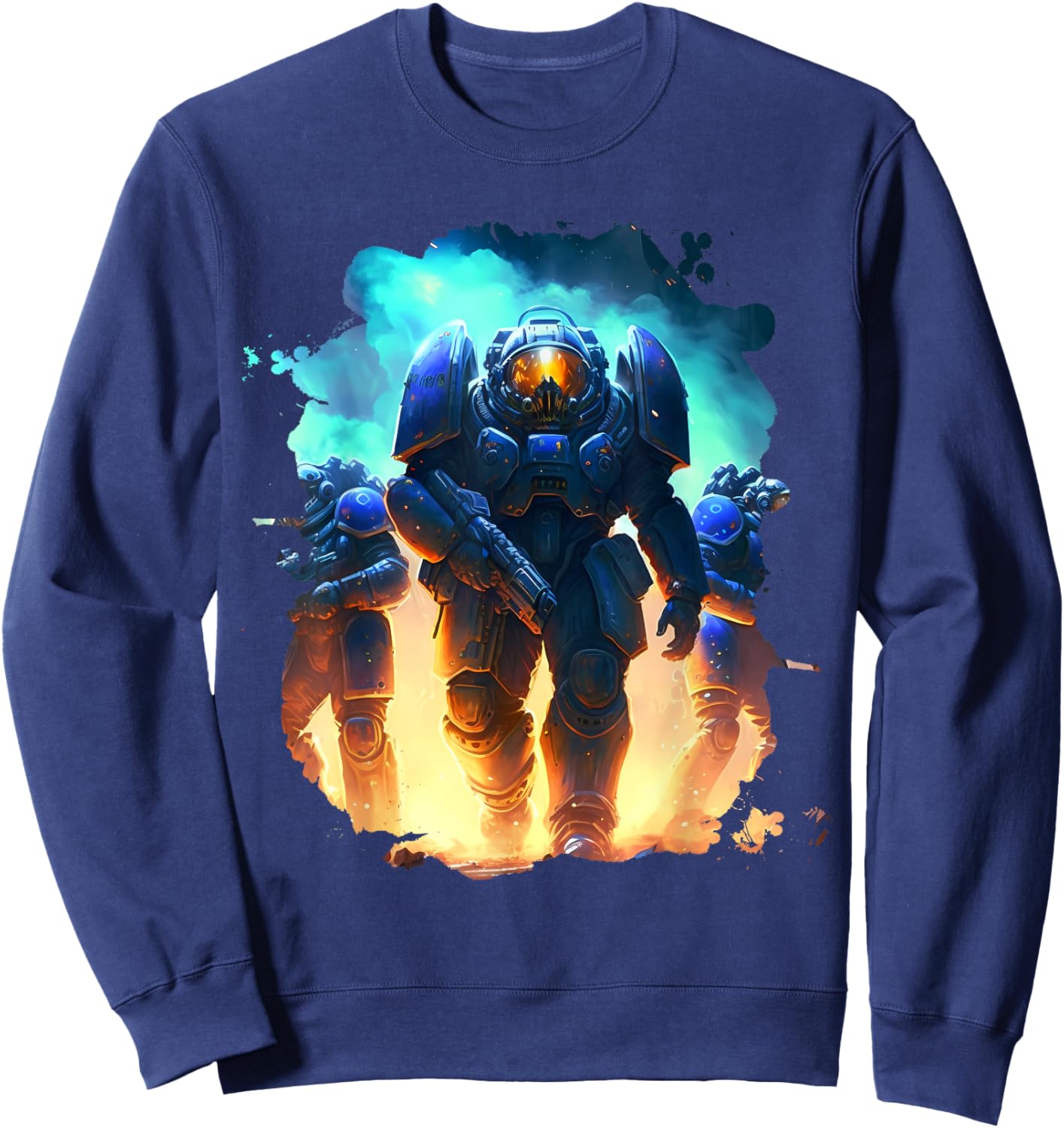 Heroes in Space The Amazing Space Marines Sweatshirt - Sweatshirt | Navy