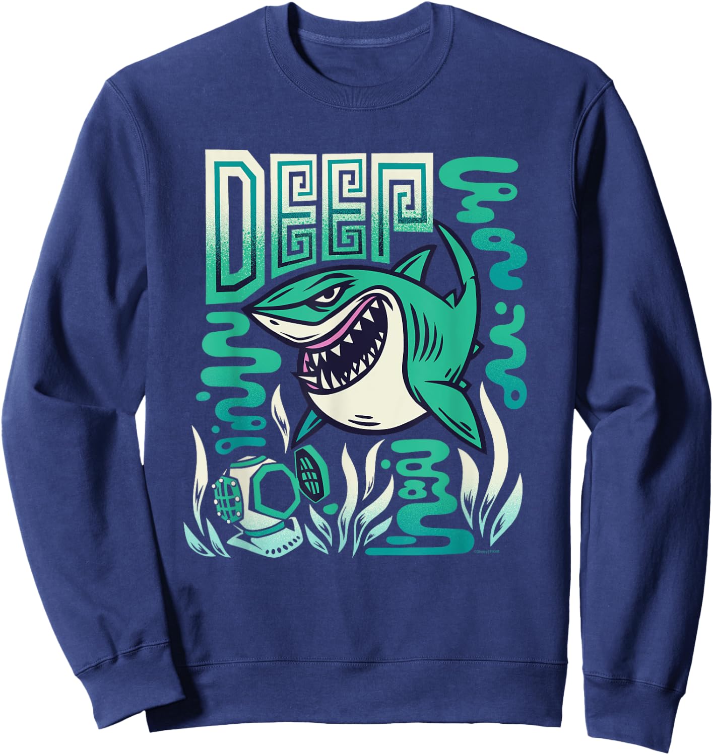 Disney and Pixar’s Finding Nemo Bruce the Shark Deep Sweatshirt - Sweatshirt | Navy