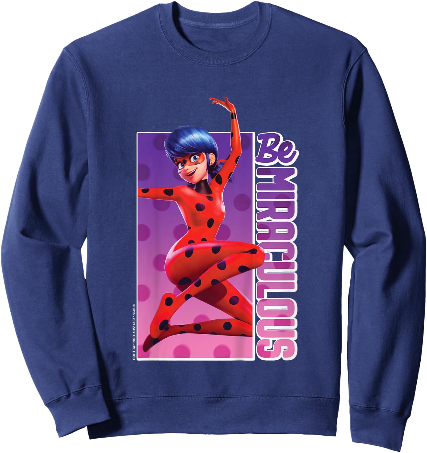 Miraculous Lady Bug - Be Miraculous Sweatshirt - Sweatshirt | Navy