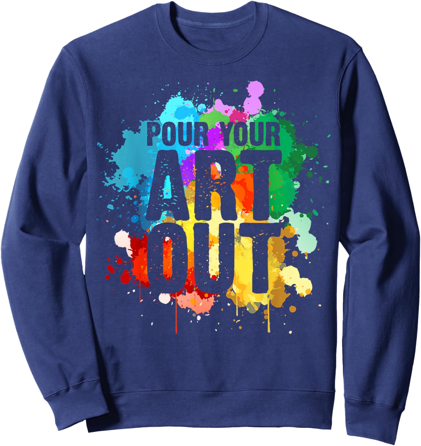 Cool Artist Art Women Paint Painter Artist Painting Small Sweatshirt - Sweatshirt | Navy