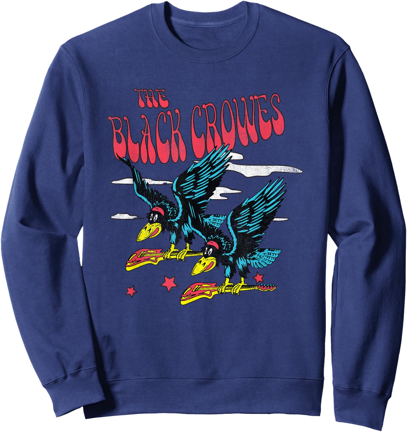 Official Black Crowes Flying Crowes Sweatshirt - Sweatshirt | Navy