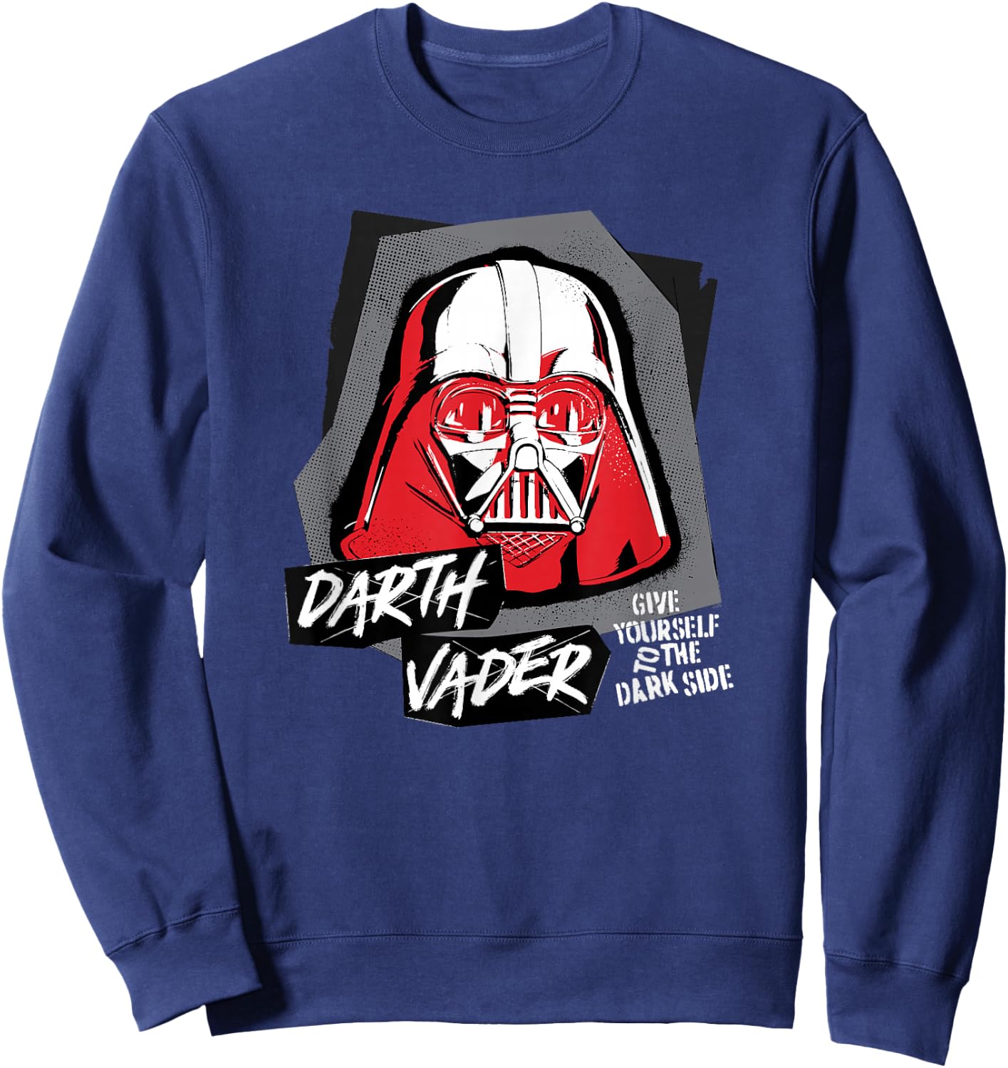 Star Wars Darth Vader Helmet Give Yourself to the Dark Side Sweatshirt - Sweatshirt | Navy