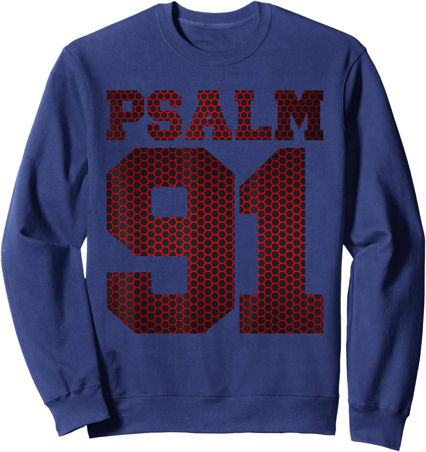 Psalm 91 Sweatshirt - Sweatshirt | Navy