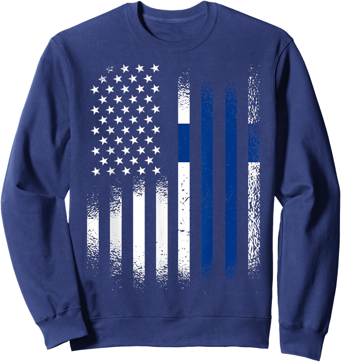 Finnish American Heritage Month Finland Patriot Grown Sweatshirt - Sweatshirt | Navy