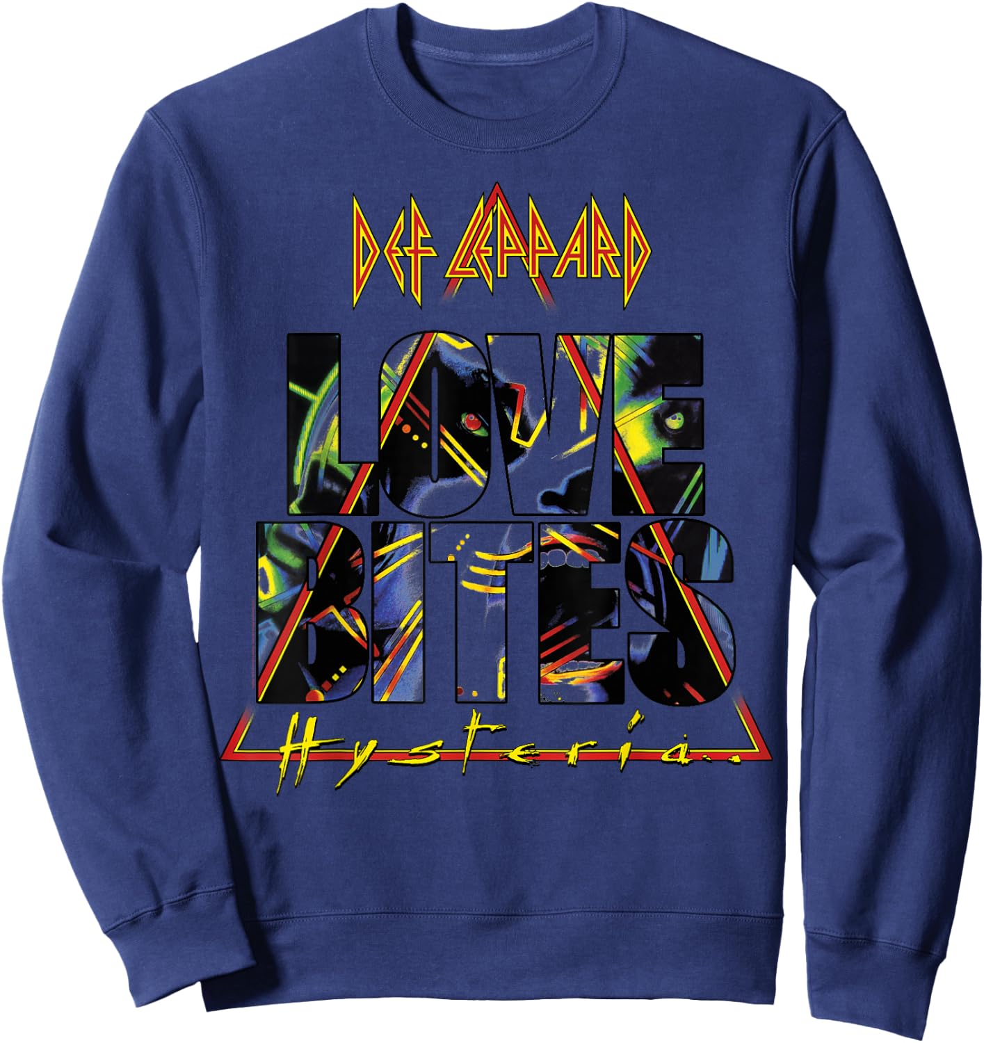 Def Leppard - Love Bites Sweatshirt - Sweatshirt | Navy