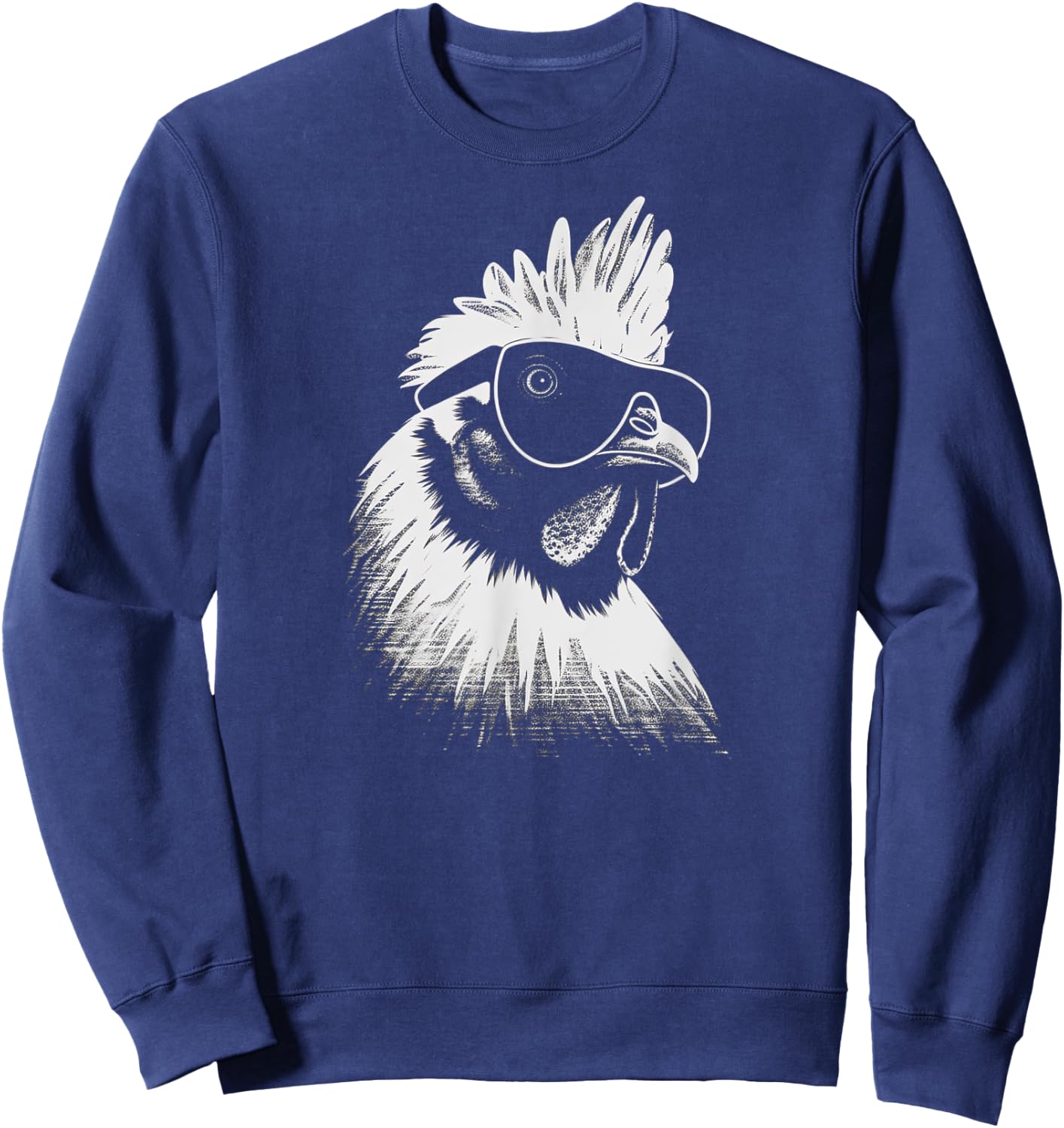 Funny Chicken cool Graffiti Urban art street Sweatshirt - Sweatshirt | Navy