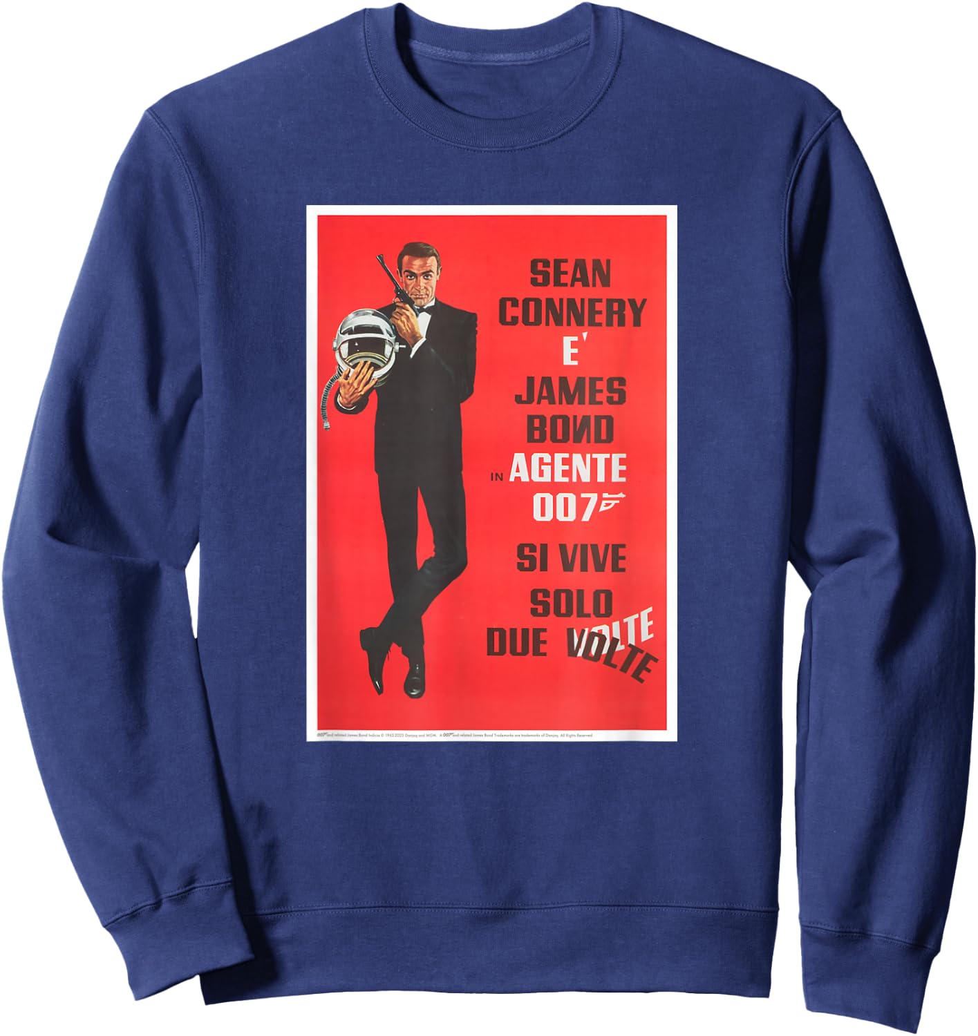 Official James Bond 007 You Only Live Twice Sweatshirt - Sweatshirt | Navy