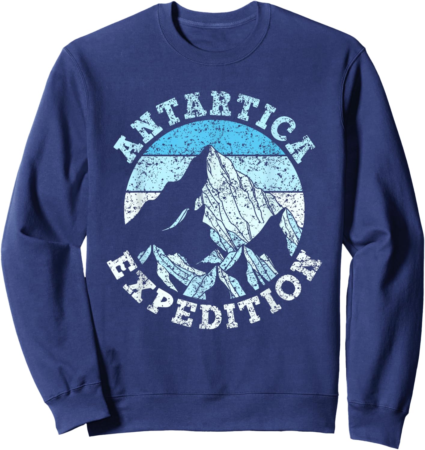 Antarctic Expedition Antarctica South Pole Retro Antarctica Sweatshirt - Sweatshirt | Navy