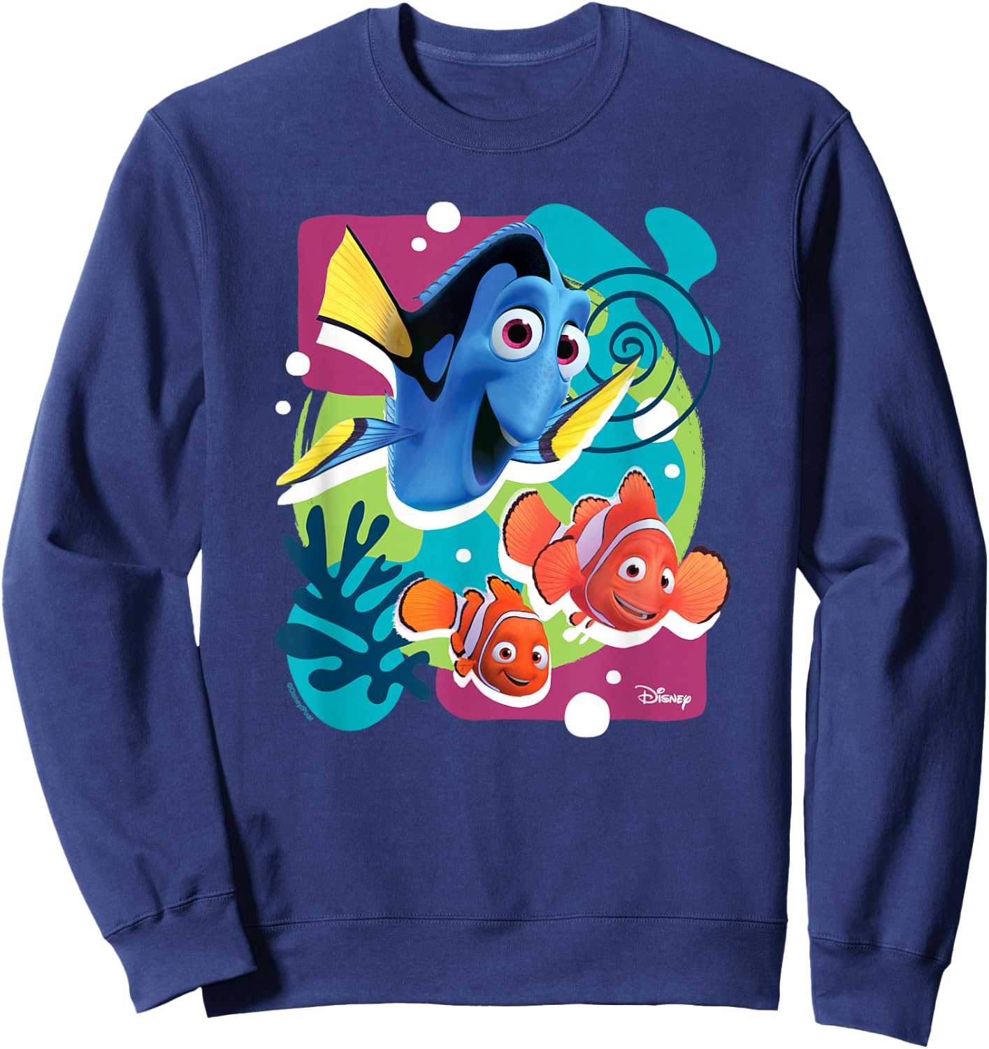 Finding Nemo - Dory Marlin Nemo Group Sweatshirt - Sweatshirt | Navy