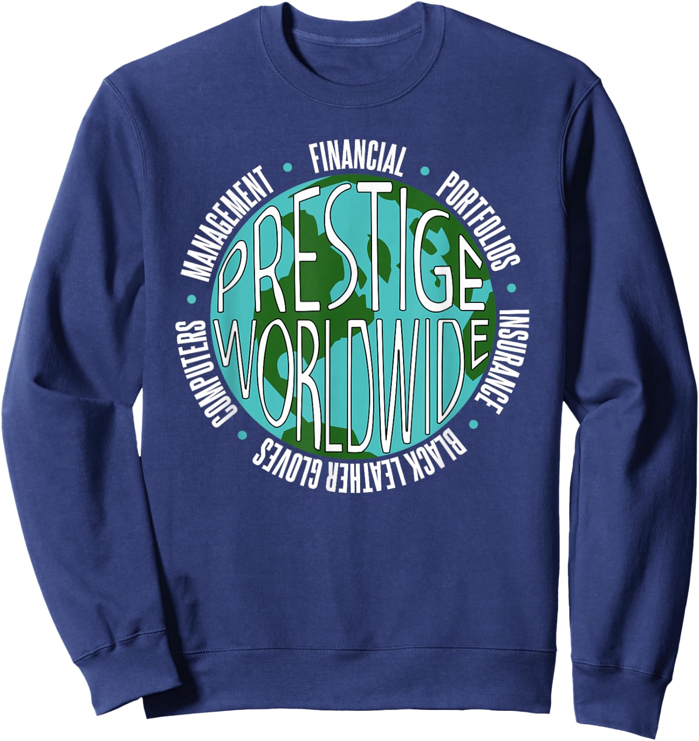 Meta Cortex -Adults Black Cotton Blend Classic Regular Fit Short Sleeve Sweatshirt - Sweatshirt | Navy