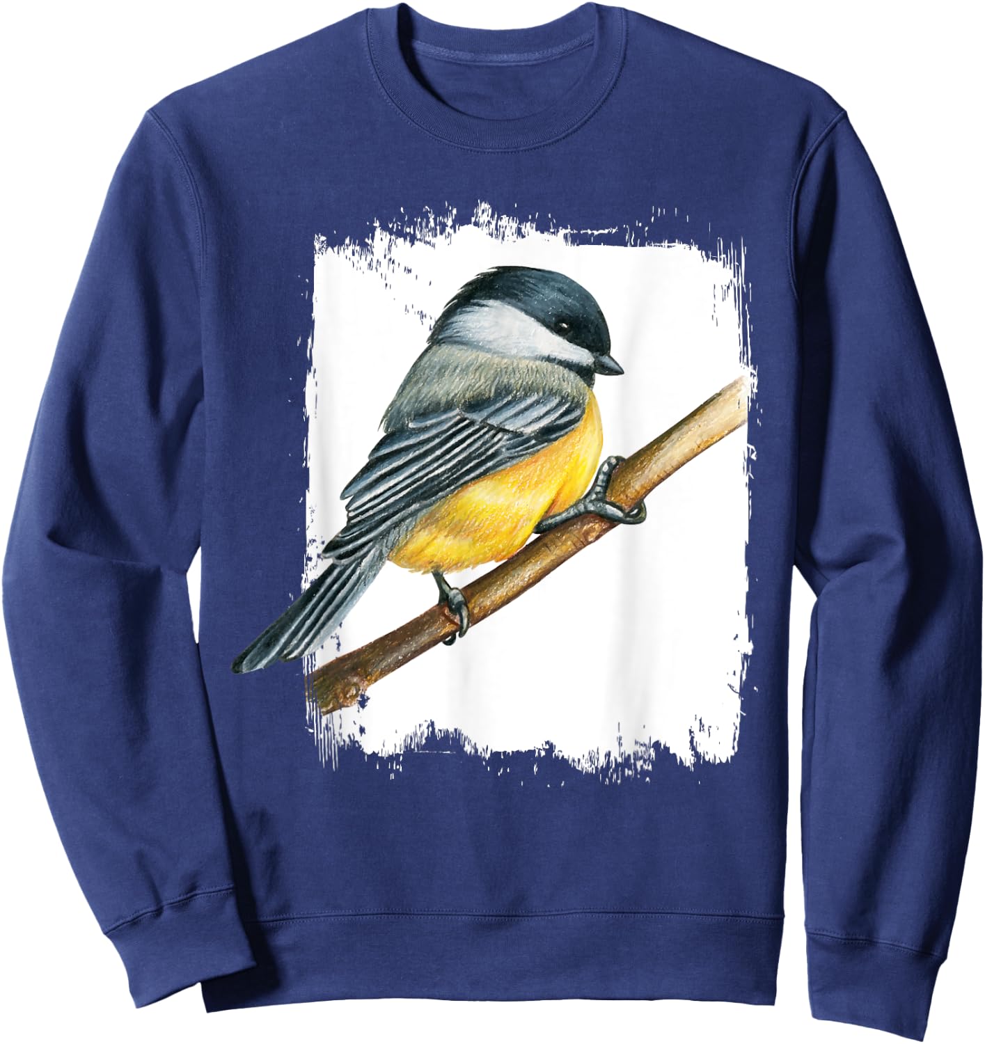 Beautiful Birds Animal Gift Vintage Bird Watcher Birding Birdwatching - Women's Black Small Classic Fit Short Sleeve Sweatshirt - Sweatshirt | Navy