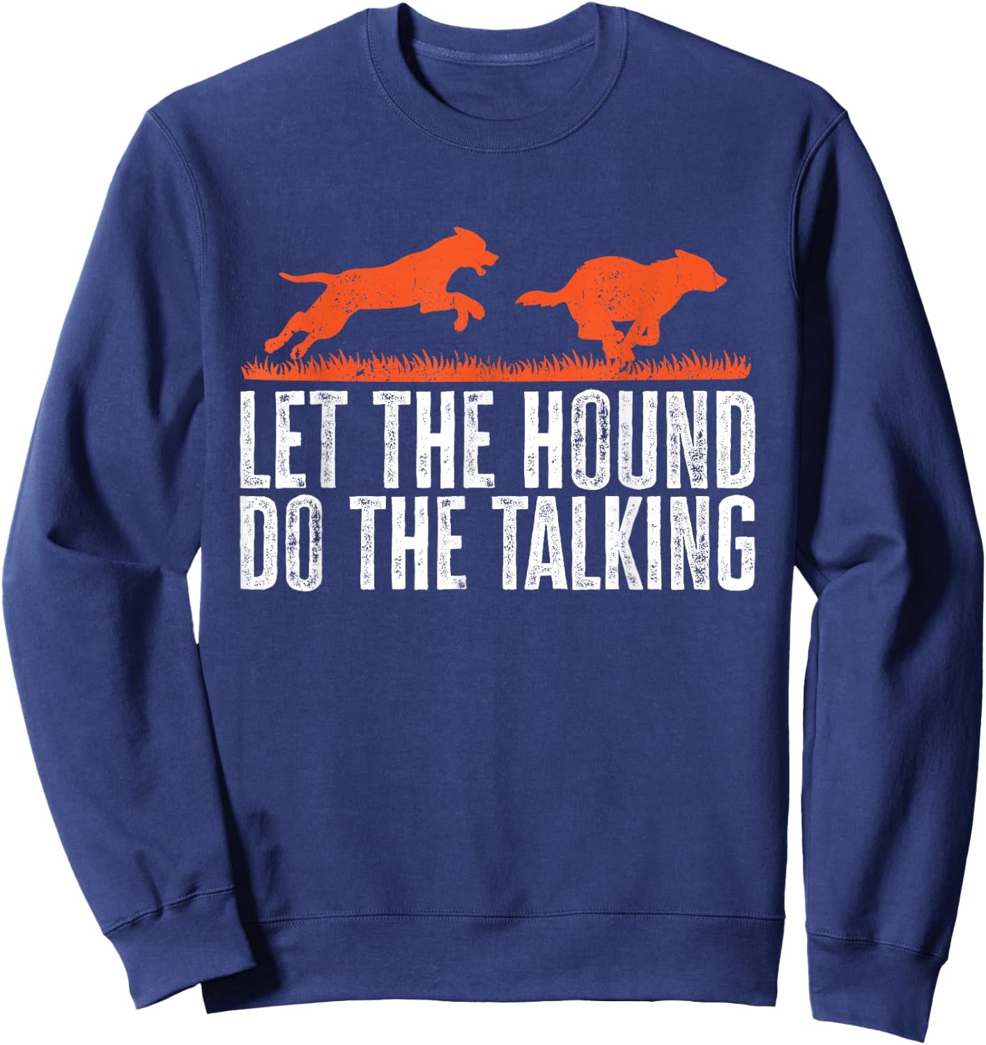 Coyote Hunting Hound Dog Yote Hunter Coyote Sweatshirt - Sweatshirt | Navy