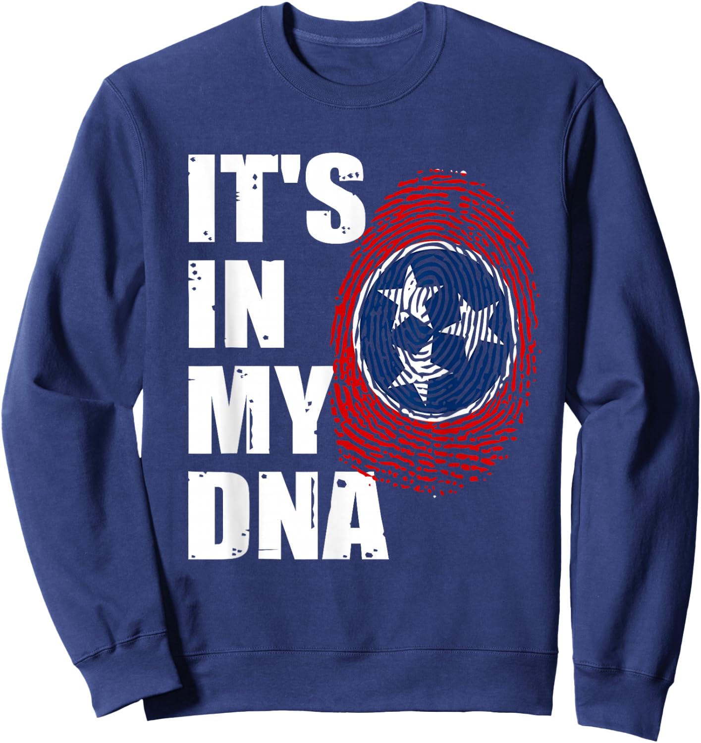 Retro Grunge Vintage Tennessee State Flag Tennessee Country Sweatshirt - Sweatshirt | Navy