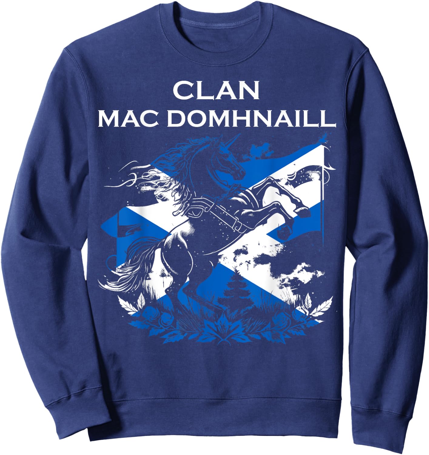 Mac Domhnaill Clan Family Last Name Scotland Scottish Sweatshirt - Sweatshirt | Navy