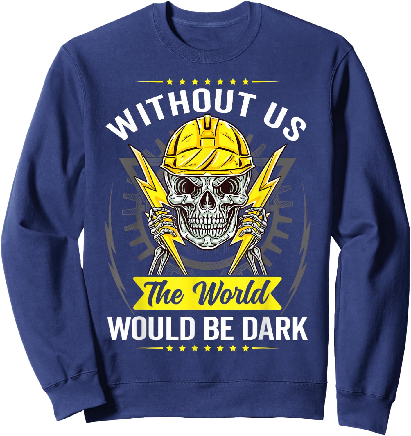 Electrical Lineman Power Lineman Sweatshirt - Sweatshirt | Navy