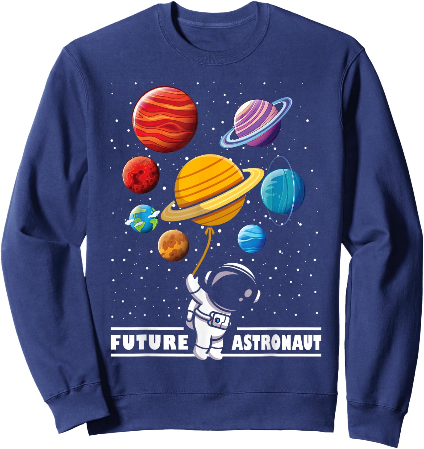 Future Astronaut Boy Girls Kids Birthday Graduation Gifts Sweatshirt - Sweatshirt | Navy