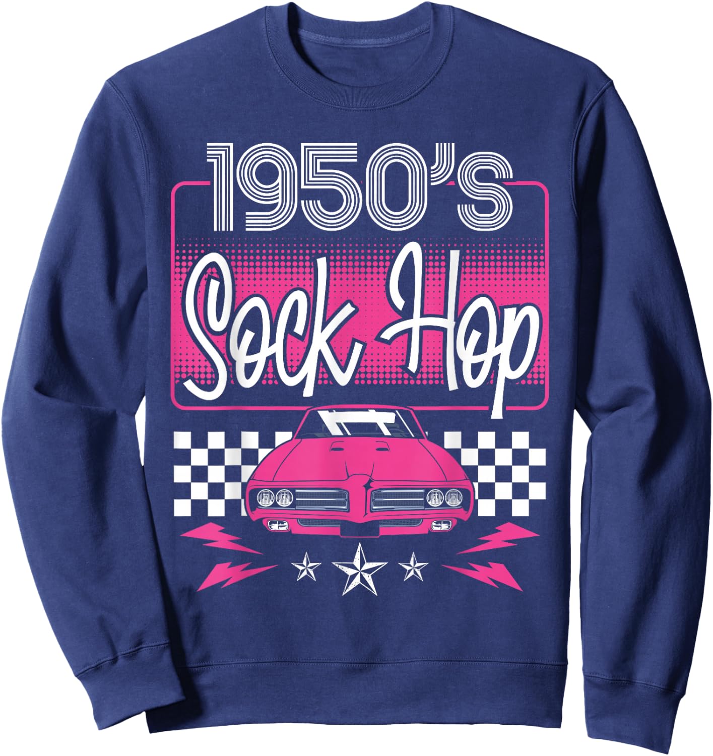 1950's Sock Hop 50S Sock Hop Sweatshirt - Sweatshirt | Navy