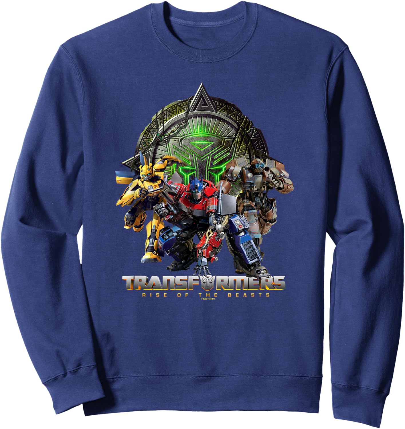 Transformers: Rise of the Beasts Autobots Roll Out Poster Sweatshirt - Sweatshirt | Navy