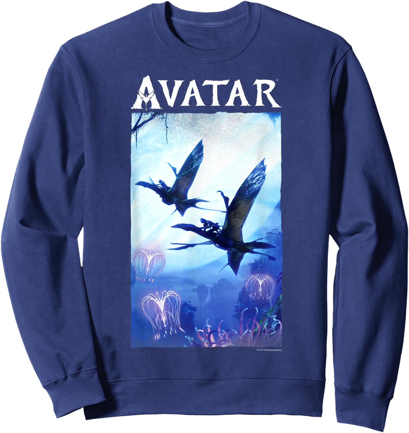 Avatar: The Way of Water Avatar Flight Pandora Panel Sweatshirt - Sweatshirt | Navy