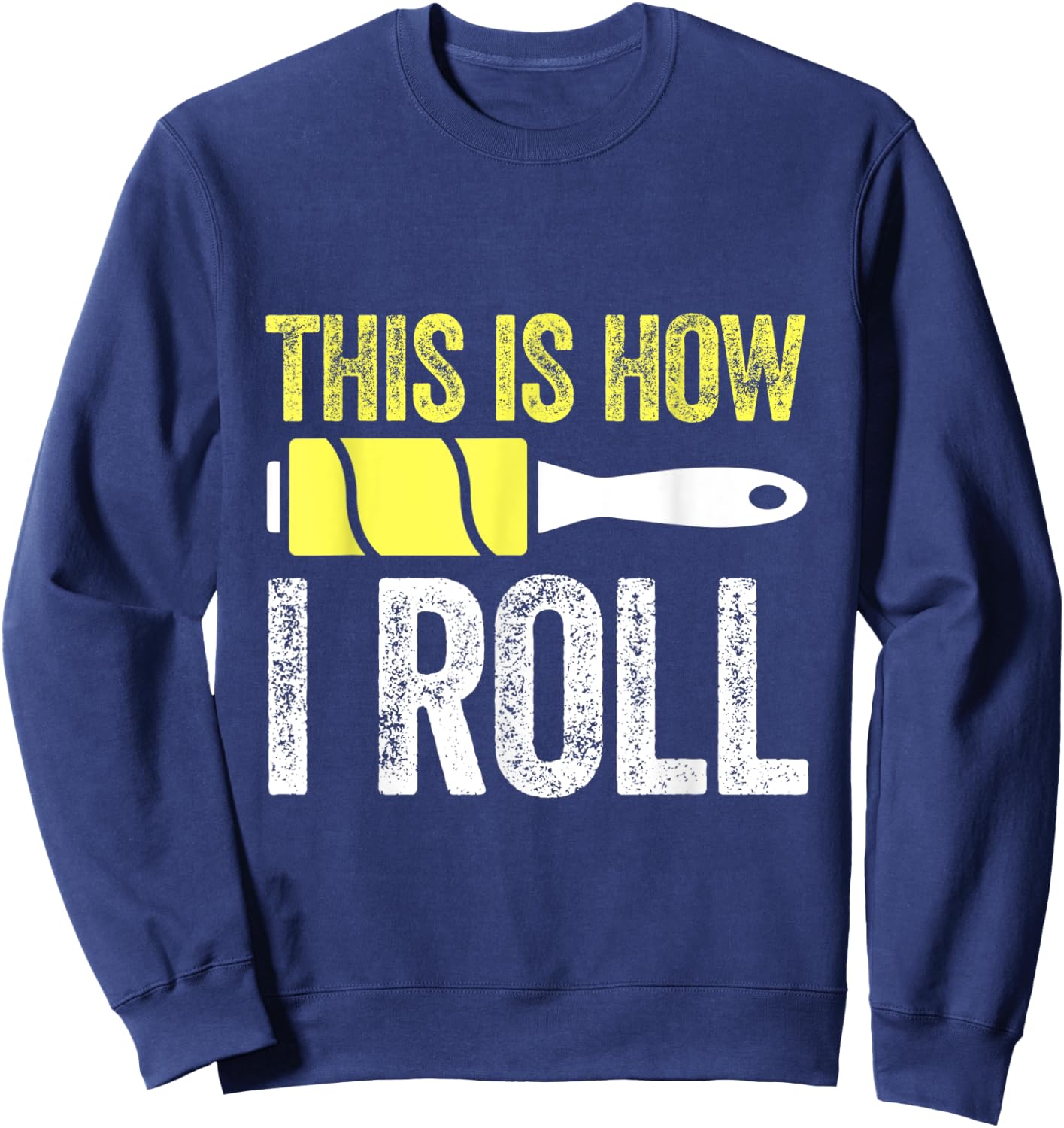 Roller Lint Hair Hairy Furry Pets Dog Cat Funny Women Sweatshirt - Sweatshirt | Navy
