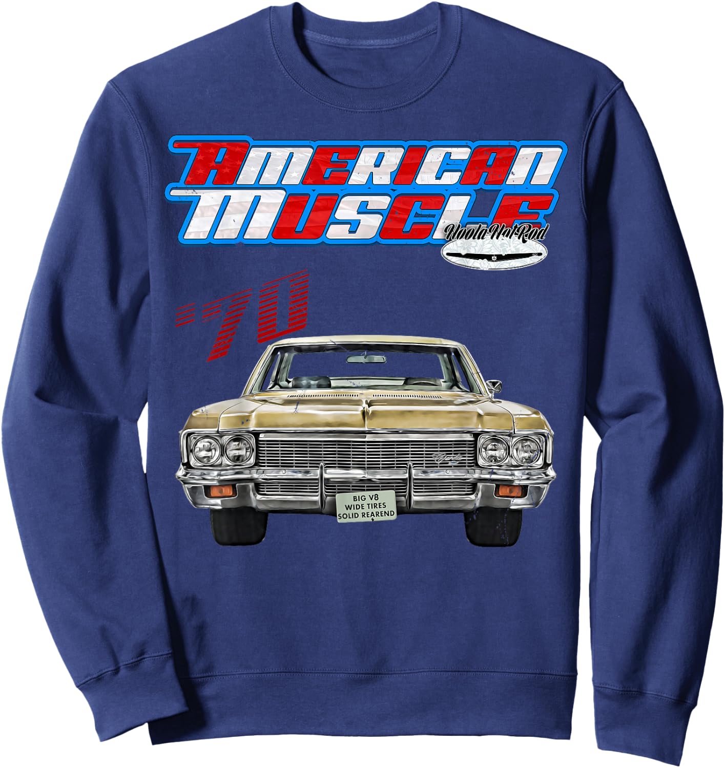 1970,Caprice,Impala,BelAir,Bel Air,DelRay,Del Ray,Muscle Car Sweatshirt - Sweatshirt | Navy
