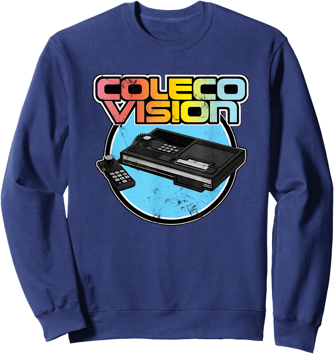 Colecovision Retro Vintage Video Game Gamer Sweatshirt - Sweatshirt | Navy